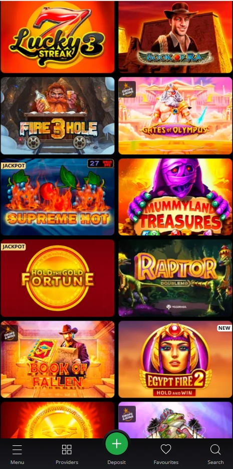 lex mobile games page